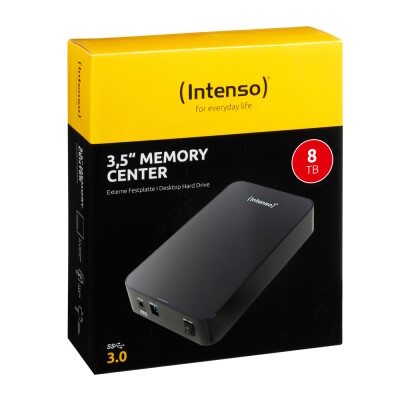 Intenso 3,5'' Portable HDD 3.0 8TB MEMORY CENTER Εξωτερικός σκληρός δίσκος